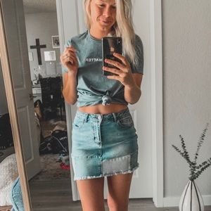 Jean skirt